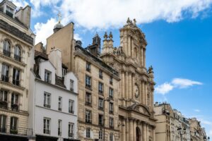 Magnifique quartier du Marais à Paris